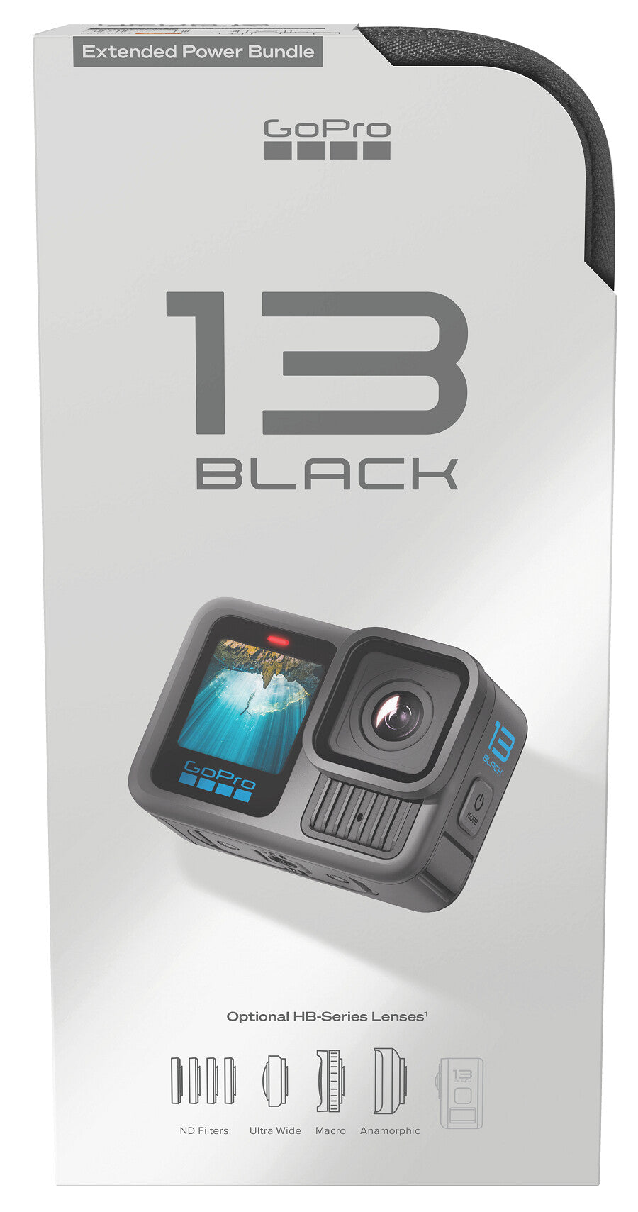 GoPro HERO13 Extended Power Bundle kamera til actionsport 27,6 MP 5.3K Ultra HD CMOS 25,4 / 1,9 mm (1 / 1.9") Wi-Fi 157 g