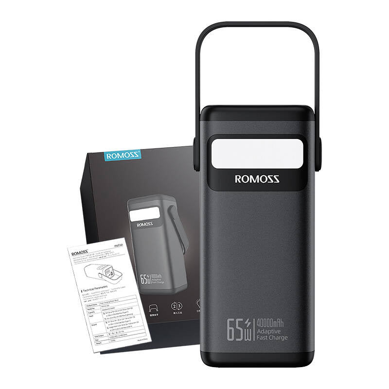 Powerbank Romoss PMT40 40000mAh 65W (sort)