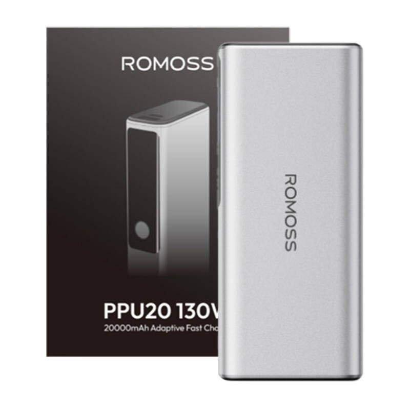 Romoss PPU10 10000mAh 130W Powerbank (sølv)