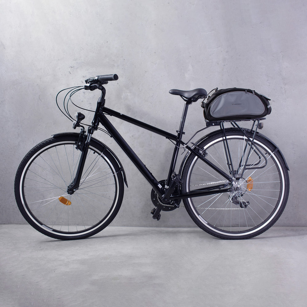 Wozinsky Bike Pannier Bag with Shoulder Strap 13L Black (WBB1BK)