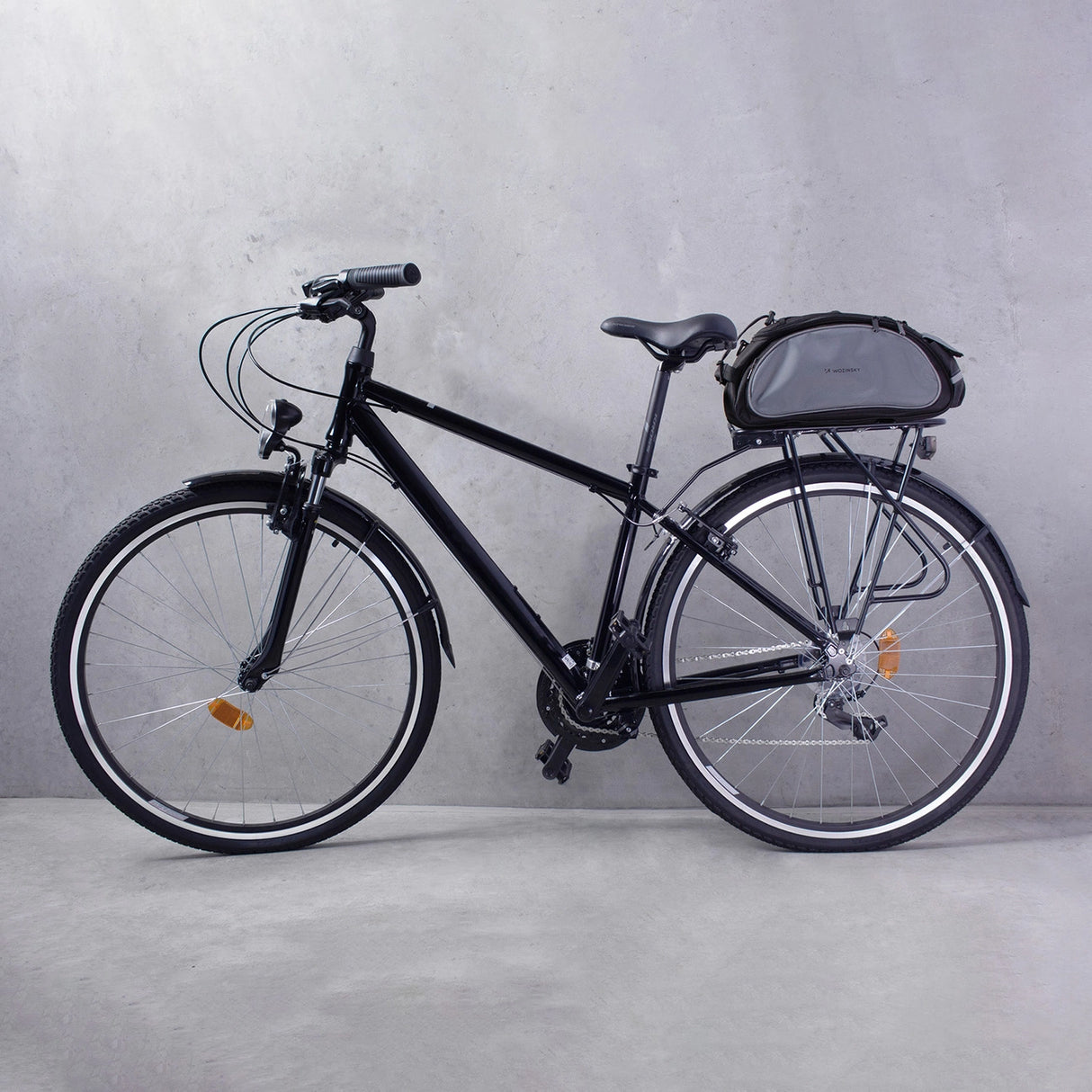 Wozinsky cykelbag med skulderrem 13l sort (WBB1BK)