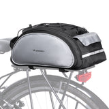 Wozinsky Bike Pannier Bag with Shoulder Strap 13L Black (WBB1BK)