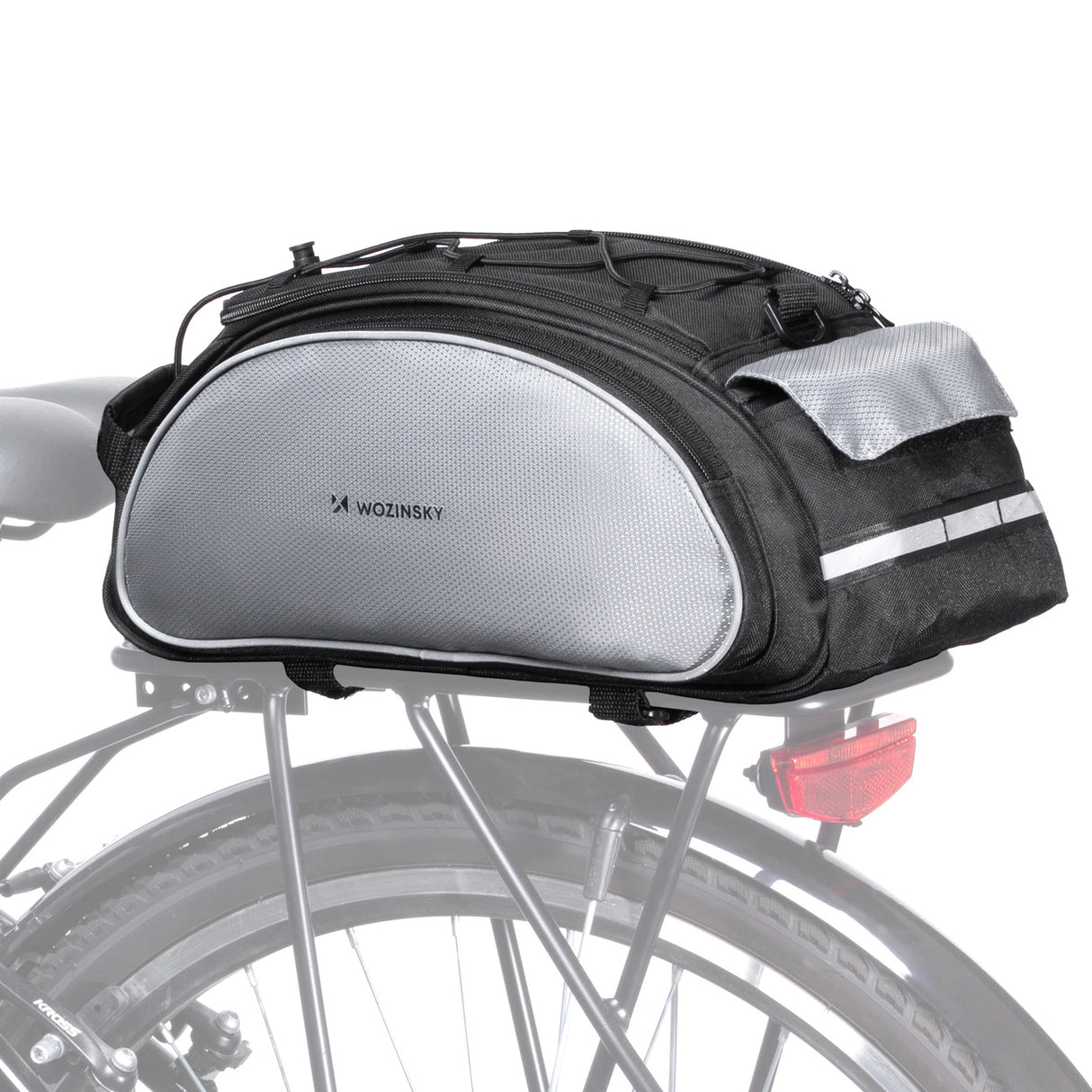 Wozinsky cykelbag med skulderrem 13l sort (WBB1BK)