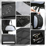 Wozinsky cykelbag med skulderrem 13l sort (WBB1BK)