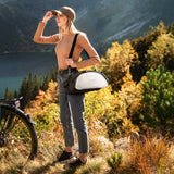 Wozinsky Bike Pannier Bag with Shoulder Strap 13L Black (WBB1BK)