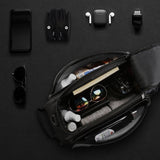 Wozinsky Bike Pannier Bag with Shoulder Strap 13L Black (WBB1BK)