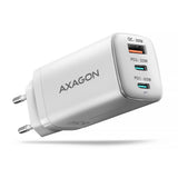 Axagon ACU-DPQ65W oplader til mobil enhed Mobiltelefon, Netbook, Laptop, Smartphone, SmartWatch, Tablet, Universel Hvid Vekselstrøm Hurtig opladning Indendørs