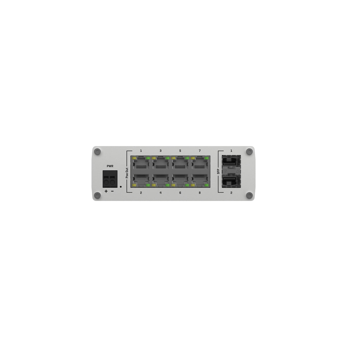 Teltonika TSW210 netværksswitch Ikke administreret Gigabit Ethernet (10/100/1000) Aluminium
