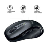 Logitech M510 mus Højre hånd RF trådløst Laser 1000 dpi