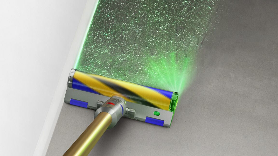 Dyson V12 Detect Slim Absolute 2-i-1 stangstøvsuger Batteri Dry HEPA Poseløs Guld