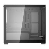 Darkflash C218M computerkasse + 6 ARGB-ventilatorer (sort)