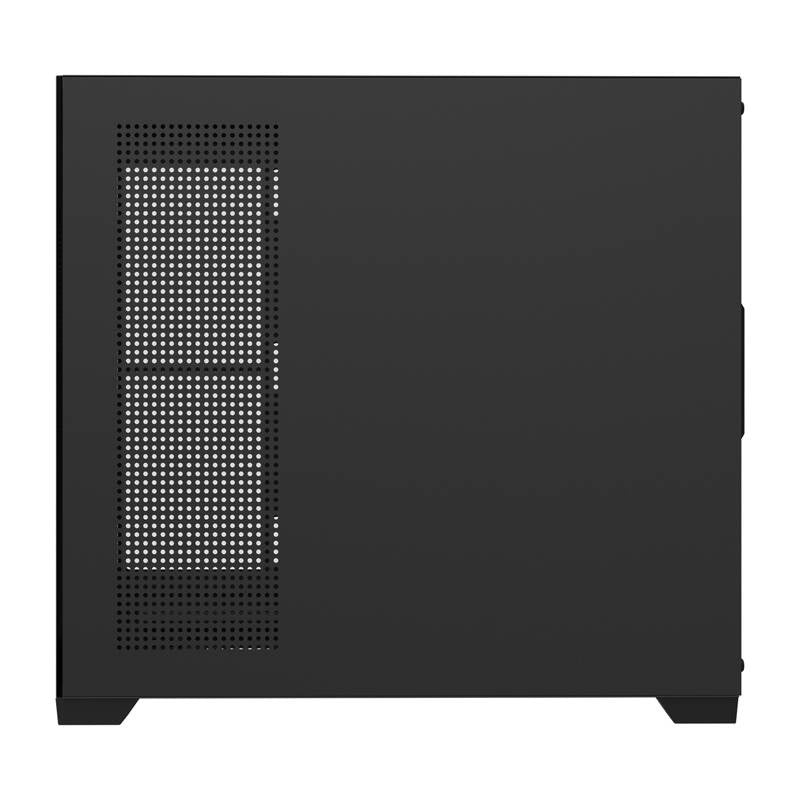 Darkflash C218M computerkasse + 6 ARGB-ventilatorer (sort)