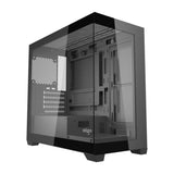 Darkflash C218M computerkasse + 6 ARGB-ventilatorer (sort)