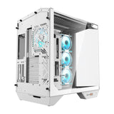Darkflash DY470 computercase (hvid) + 4 ventilatorer