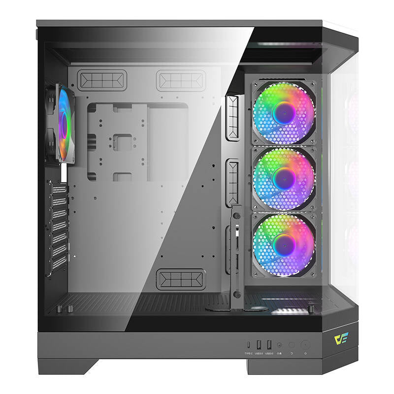 Darkflash DQX90 computerkasse (sort)