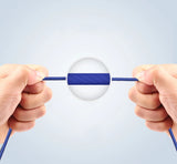 Base Yusiven stof flettet kabel USB / Lightning 1.8M sort (CALYW-A01)