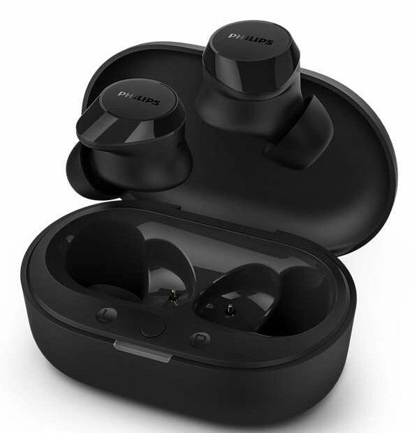 Philips TAT1209BK/00 hovedtelefoner/headset True Wireless Stereo (TWS) I ørerne Opkald/musik Bluetooth Sort