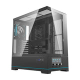 Darkflash DY451 PRO computercase (sort) + 1 fan