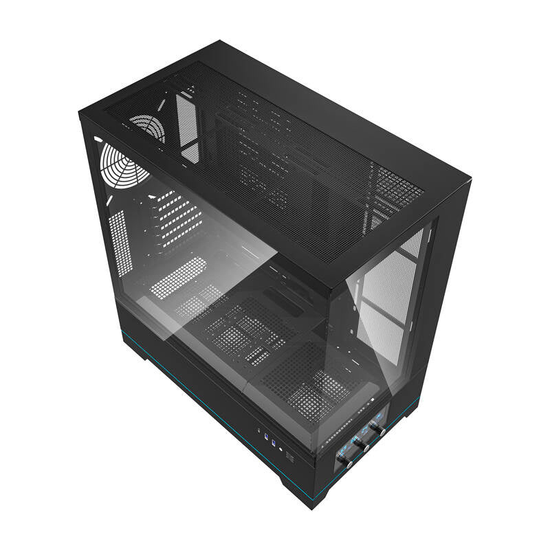 Darkflash DY451 computerkasse uden vifter (sort)