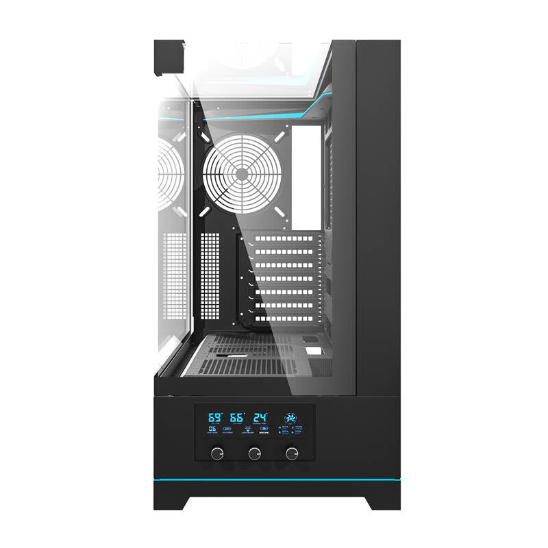 Darkflash DY450 computerkasse uden vifter (sort)