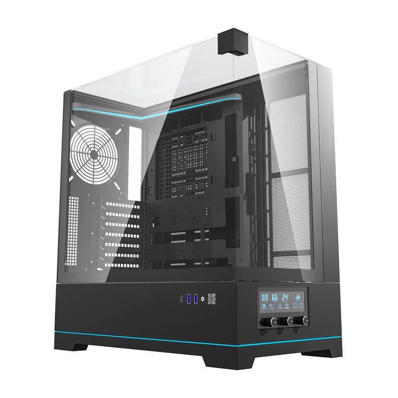Darkflash DY450 computerkasse uden vifter (sort)