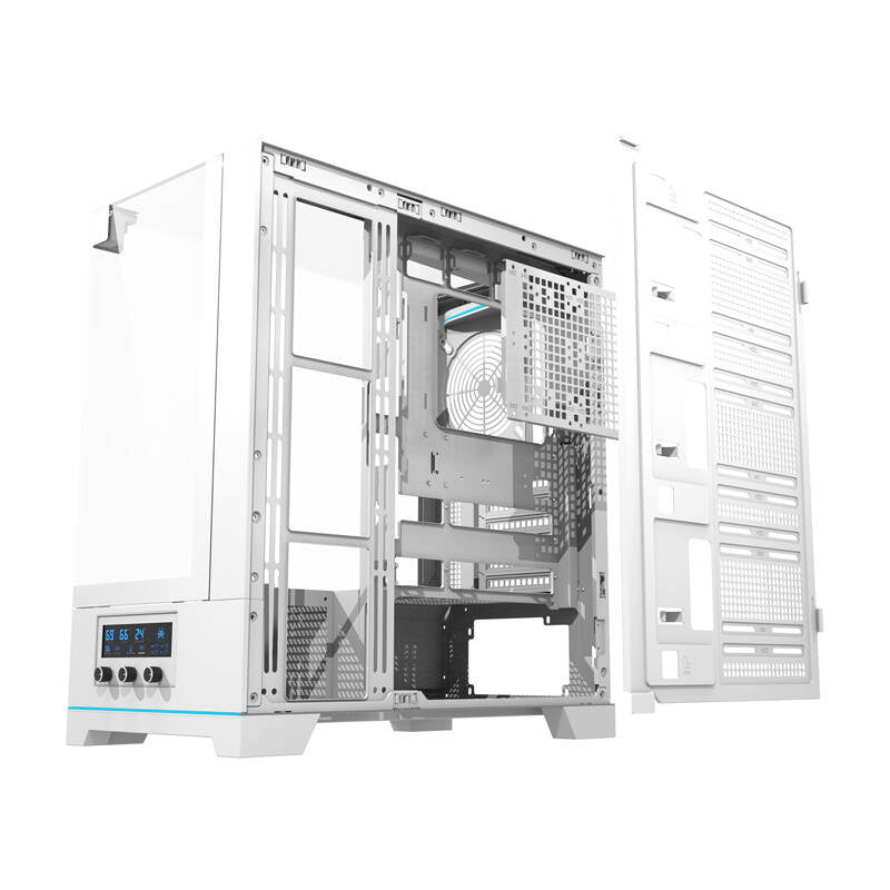 Darkflash DY450 computerhylster uden vifter (hvid)