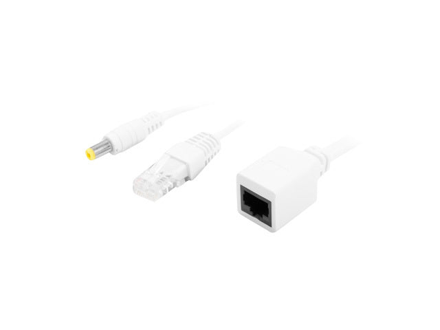 Lanberg AD-POE-0015-W Strømtilførsel + PoE splitter Ekstern Hvid