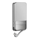 EcoFlow RAPID magnetisk powerbank, 5000 mAh, (sølv).