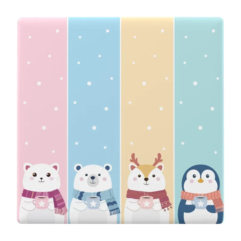 Dekorativt dæk/hætte til T5 SONOFF Cartoon 4C touch-switchen.