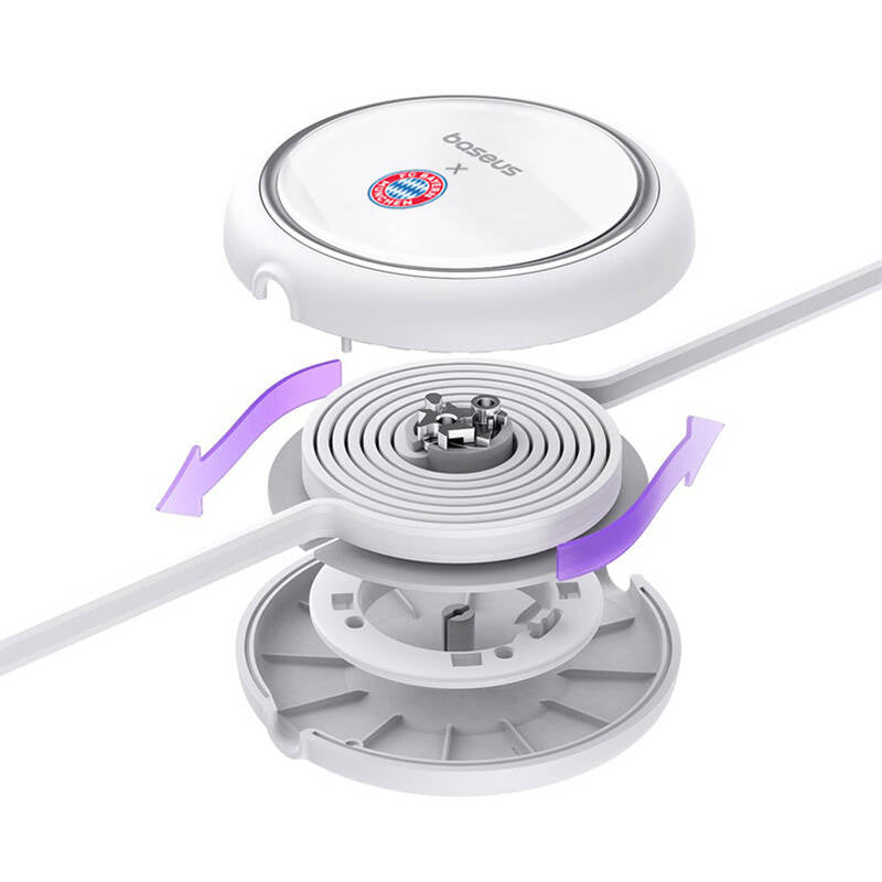 Baseus USB-C til USB-C 100W opladningskabel (hvid) Bayern Edition