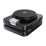 Foldbar 3-i-1-magnetisk oplader Choetech Qi2