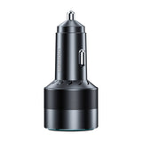 Choetech 63W Dual USB-C 45w + USB-A 18w hurtigbiloplader (sort)