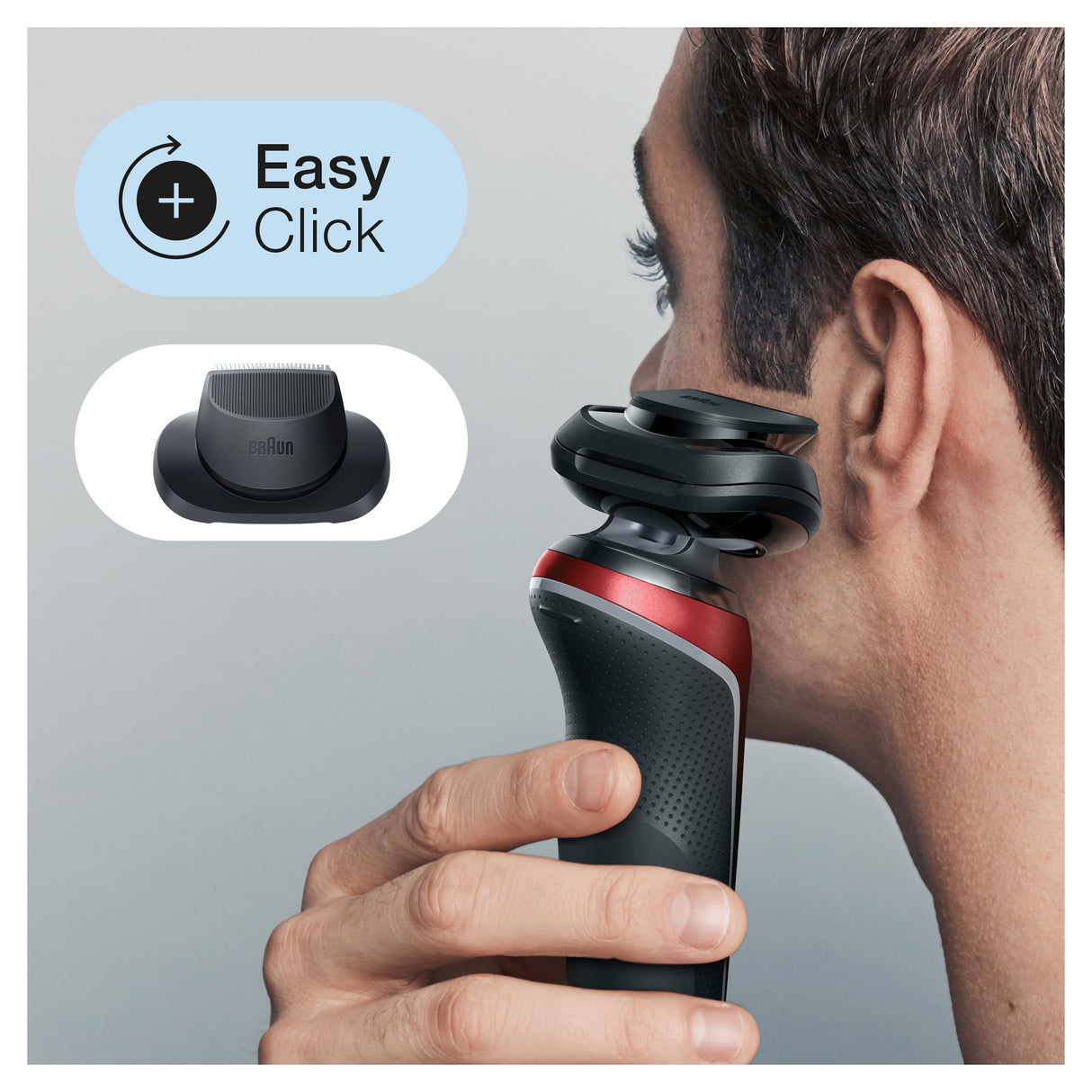 BRAUN Rød Shaver 61-R1200S