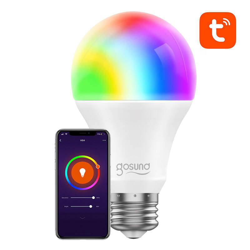 RGB Gosund WB4 8W 800lm Tuya smart LED pære