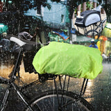 Wozinsky Universal Waterproof Rain Cover for Bike Pannier Bag eller Backpack grøn (WBB5YW)