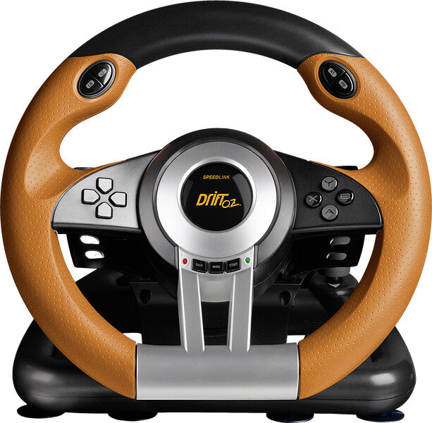 SPEEDLINK DRIFT O.Z. Sort, Grå, Orange USB Rat + Pedaler Analog/digital PC