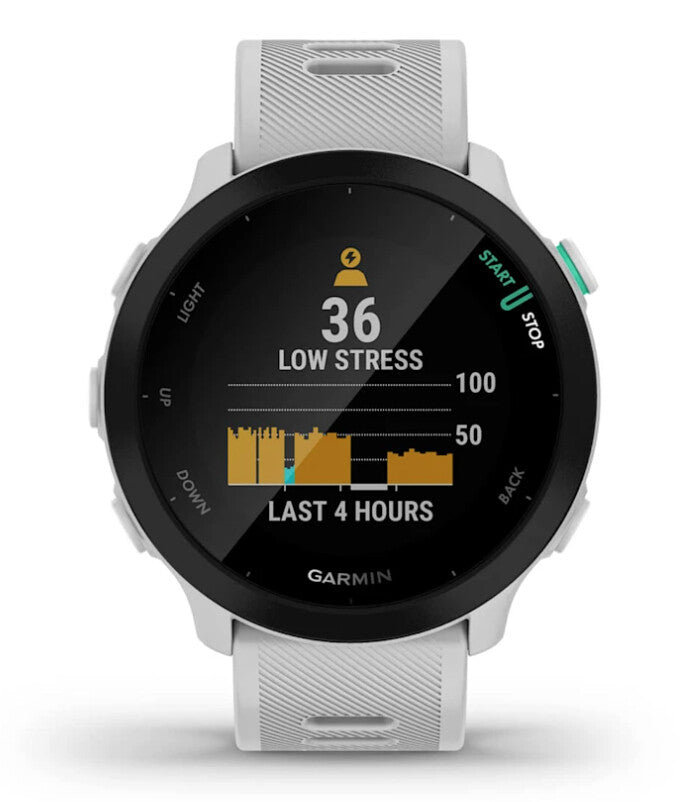 Garmin Forerunner 55 2,64 cm (1.04") MIP 42 mm Digital 208 x 208 pixel Hvid GPS (satellit)