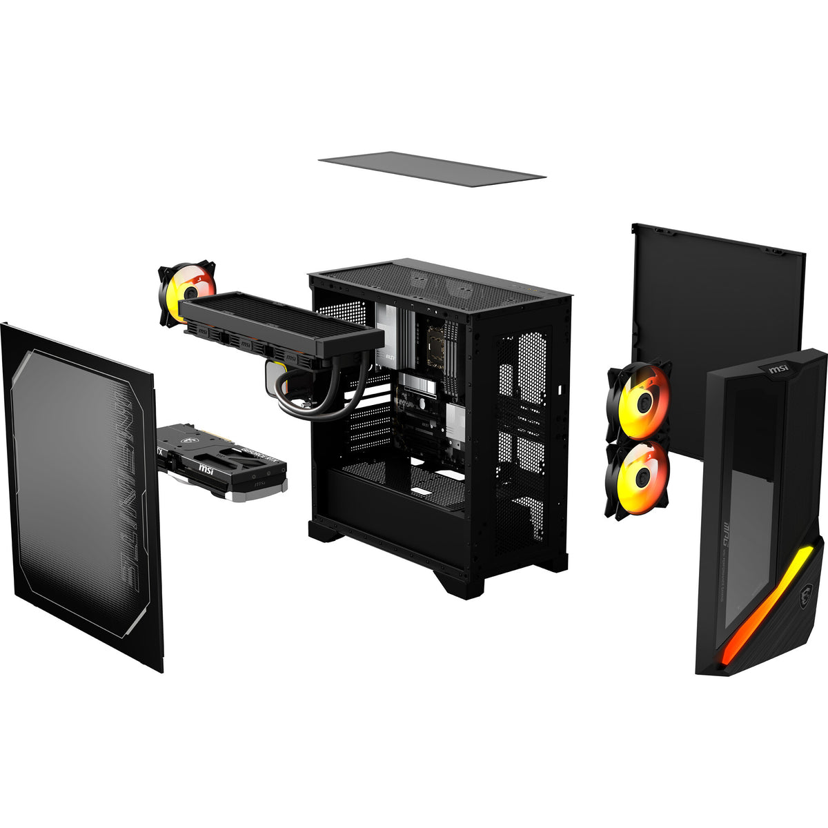 MSI MPG Infinite Z3 X3D 7NVRR7-875EU AMD Ryzen™ 7 7800X3D 32 GB DDR5-SDRAM 1 TB SSD NVIDIA GeForce RTX 5070 Windows 11 Home Desktop PC Sort