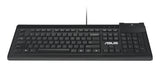 ASUS Smart Card Keyboard KU100 tastatur Hjemme/kontor USB Sort
