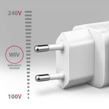 Axagon ACU-DPQ65W oplader til mobil enhed Mobiltelefon, Netbook, Laptop, Smartphone, SmartWatch, Tablet, Universel Hvid Vekselstrøm Hurtig opladning Indendørs