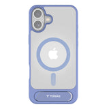 Torras Pstand Series Case til iPhone 16 (blå)