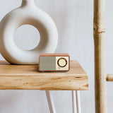 Sangean WR-7 Plus radio vintage walnut