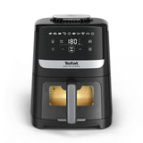 Tefal Easy Fry Silence EY5568E0 frituregryde Enkelt 5 L Enkeltstående Varmluftsteger Sort, Rustfrit stål
