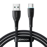 JOYROOM SA32-AC3 USB-kabel 1,2 m USB A USB C 4,8 Gbit/sek. 60 W Sort