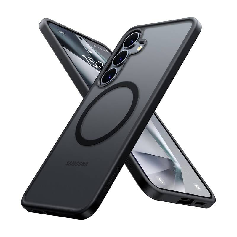 Torras Phone Case Guardian Magnetic Series til Samsung S25+ (sort)