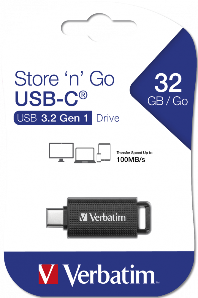 STORE 'N' GO USB-C 3.2 GEN 1 DRIVE 64GB