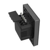 Smart WiFi væg-switch SONOFF M5-2C-80 (2-kanal, til ramme, grafit)