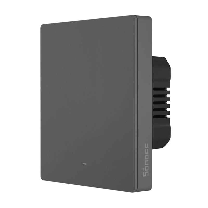 Smart Matter Over Wi-Fi vægskifter SONOFF M5-1C-80 (1-kanal, til ramme, grafit)