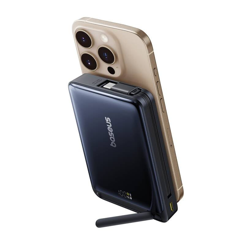 Baseus Nomos Qi2 magnetisk powerbank, USB-C 10000mAh 45W