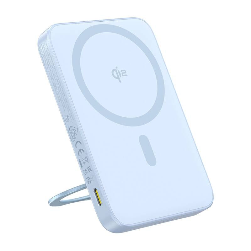 Baseus powerbank med stand PicoGo Qi2 5000mAh 20W (blå)